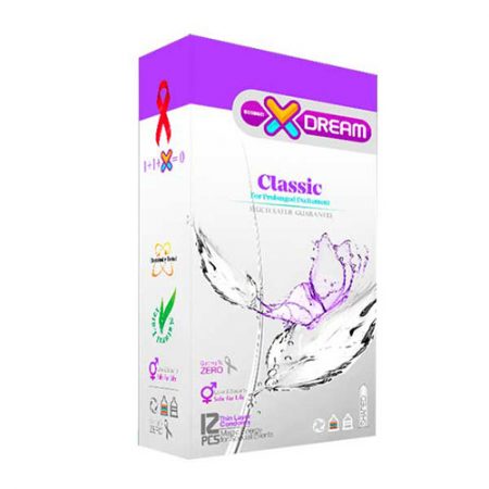کاندوم ایکس دریم مدل Classic بسته 12 عددی