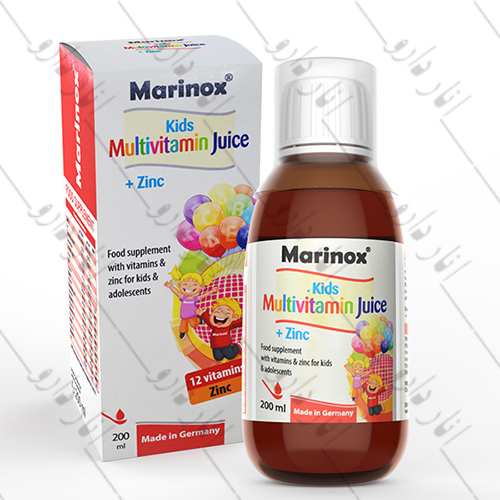 شربت مولتی ویتامین + روی کودکان مارینوکس