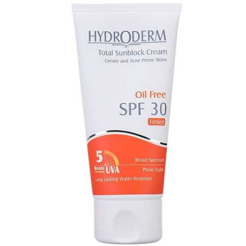 کرم ضد آفتاب SPF30 رنگی فاقد چربی هیدرودرم